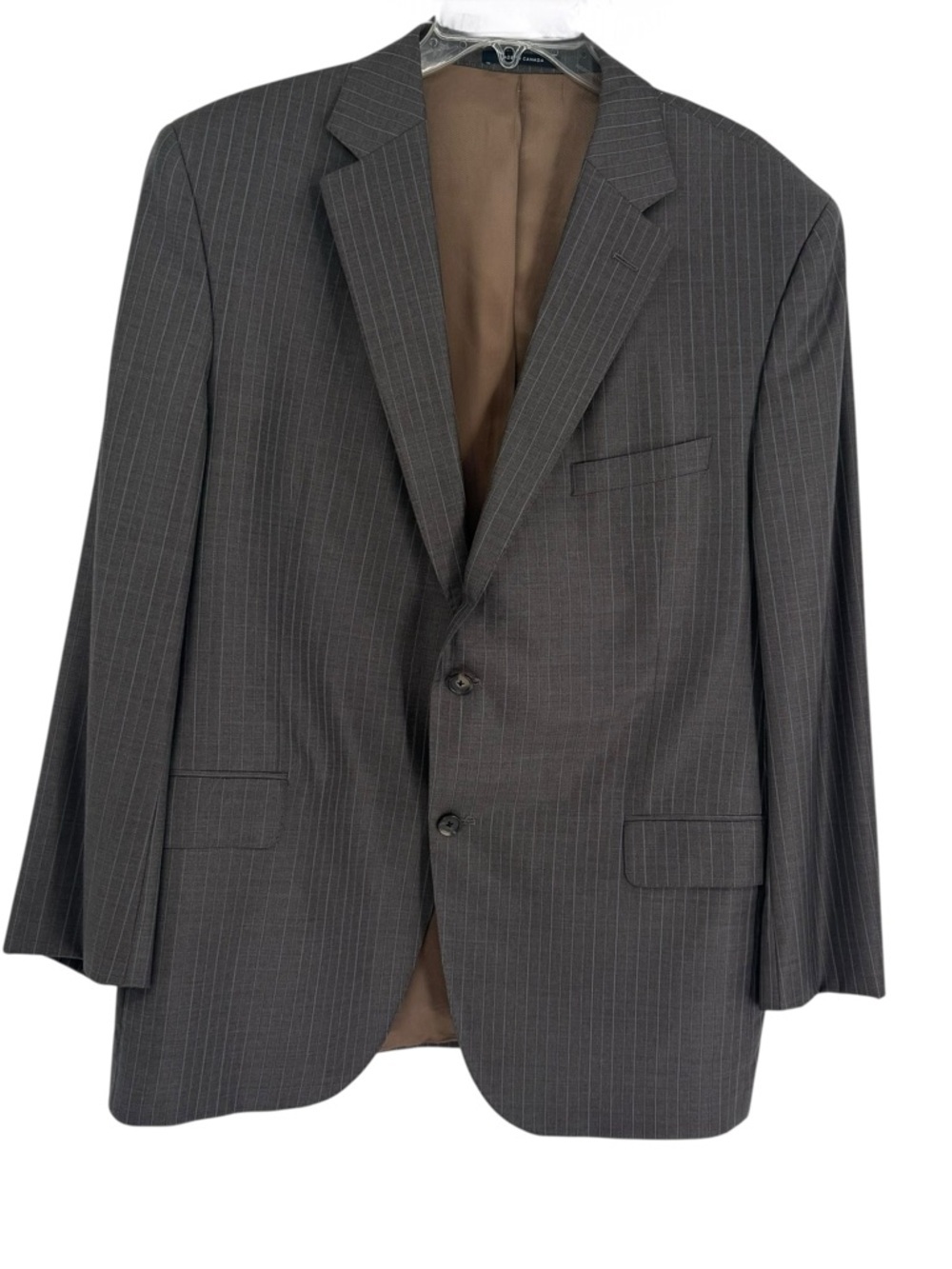 Daniel Cremieux Loro Piana Suit Jacket Mens 46R Gray Wool Blazer Super 130s
